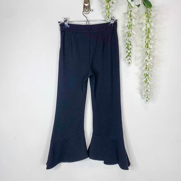 KOBI HALPERIN Alba Pant flared cropped leg black boho 70s disco 2993 - Picture 6 of 11